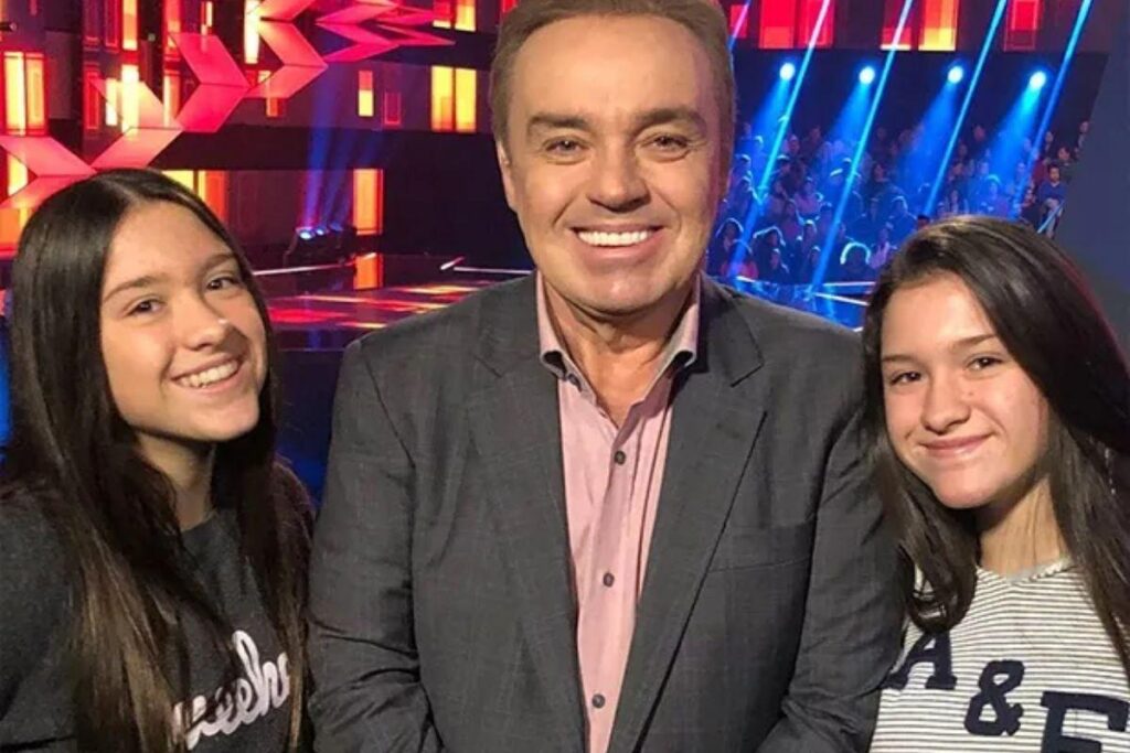 Marina e Sofia, filhas de Rose Miriam e Gugu