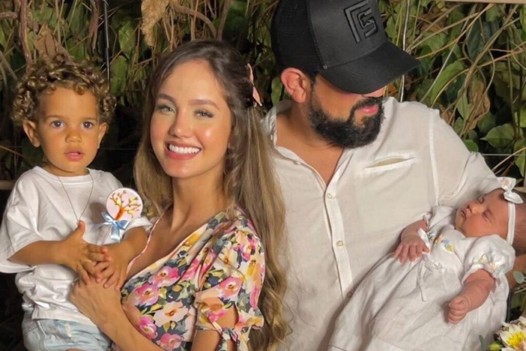 Biah Rodrigues e Sorocaba celebram aniversário de Theo