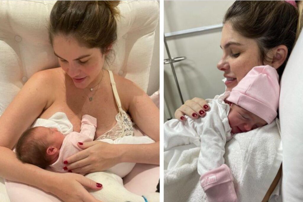 Barbara Evans fala sobre dificuldades no pós-parto de Ayla: “Oito dias de dor”