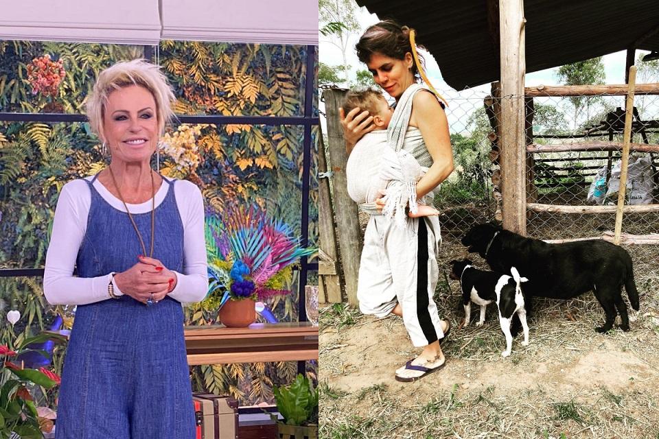 Foto compartilhada pela filha da apresentadora