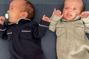Os gêmeos nasceram em dias e estados diferentes