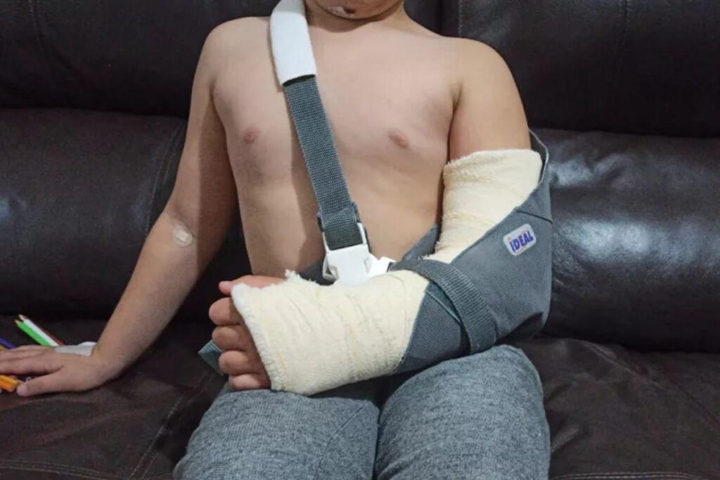 Poço em que a criança caiu