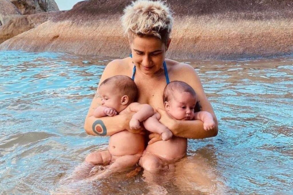 Foto de Lan Lahn com Tiê