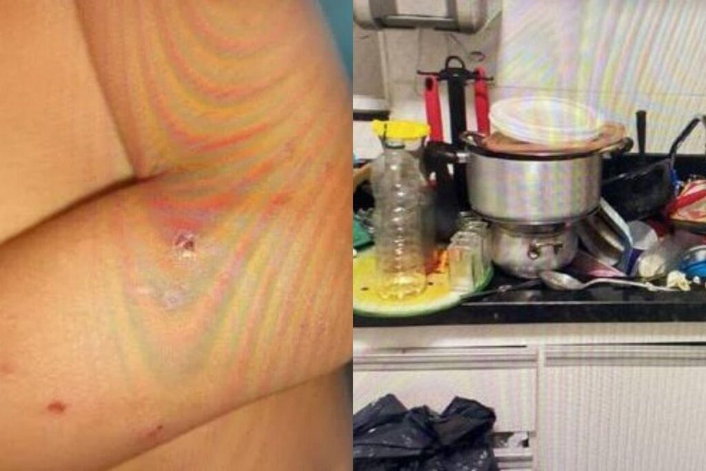 As crianças viviam em condições deploráveis na casa