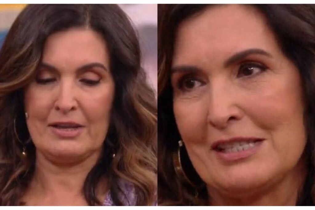 Fátima Bernardes chora ao receber homenagem de Dia das Mães da filha ao vivo