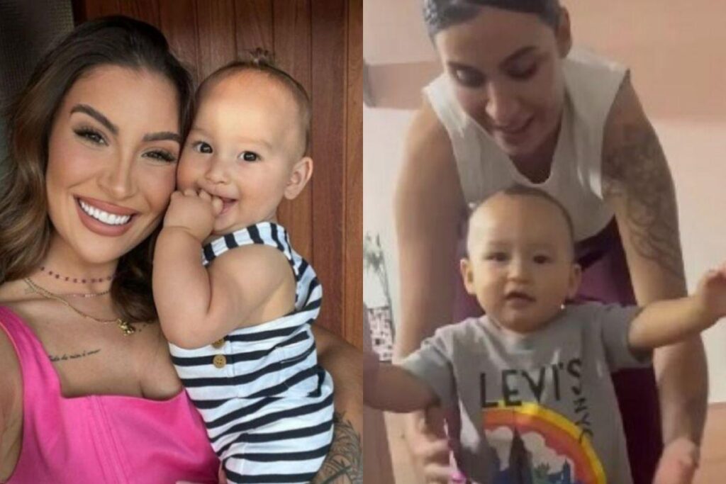 Bianca Andrade mostrou os primeiros passos de Cris