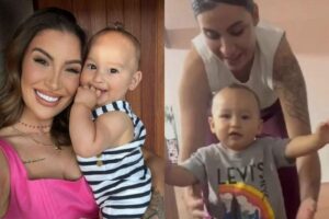 Bianca Andrade mostrou os primeiros passos de Cris