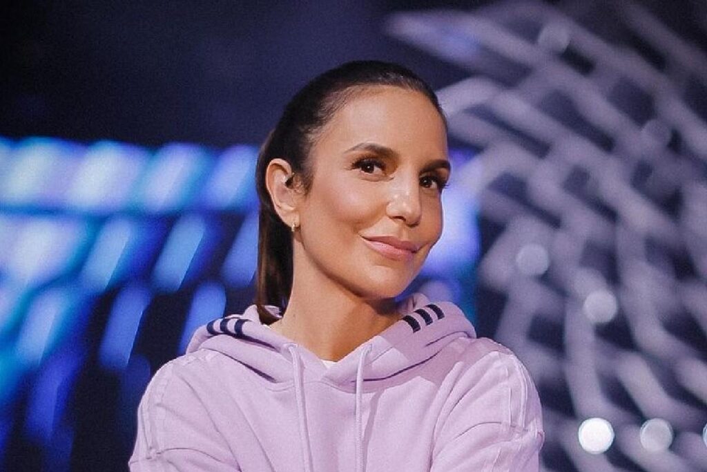 Ivete mostrou a família malhando unida