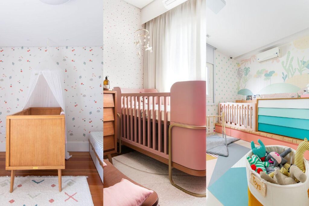 O espaço de menos de 10 metros quadrados foi pensado para abrigar o quarto da bebê, um espaço para receber a avó da criança e um home office