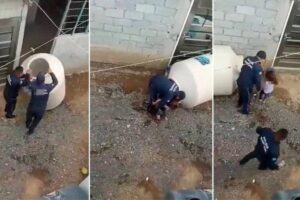 Menina de 3 anos foi trancada em tanque pela mãe e padrasto