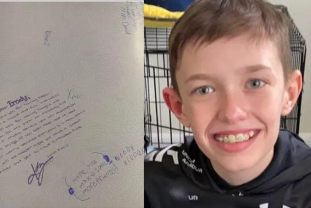 Antes do post de Cassandra, nenhum aluno da sala de Brody havia deixado um recado para ele