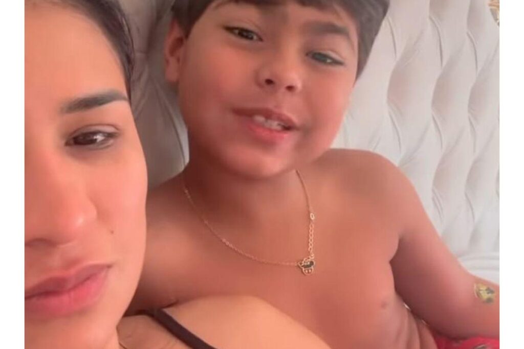 Simone fala sobre estado de saúde do filho