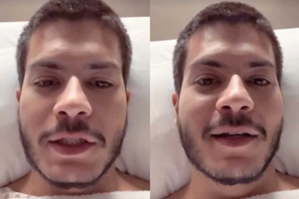 Arthur Aguiar garante: “Deu tudo certo” em relação à cirurgia realizada de hérnia inguinal