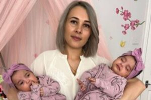 Depois de desistir de ter filhos, Alina Luca engravidou duas vezes em uma semana