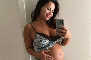 Viviane Araújo está na reta final da gestação