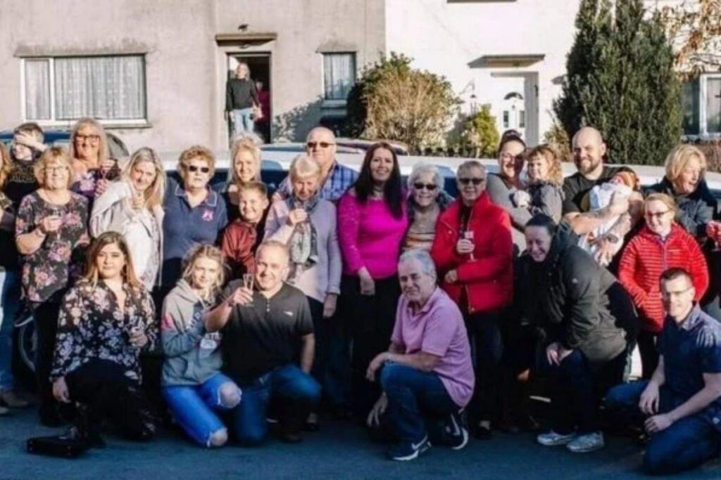 As cinco gerações da família