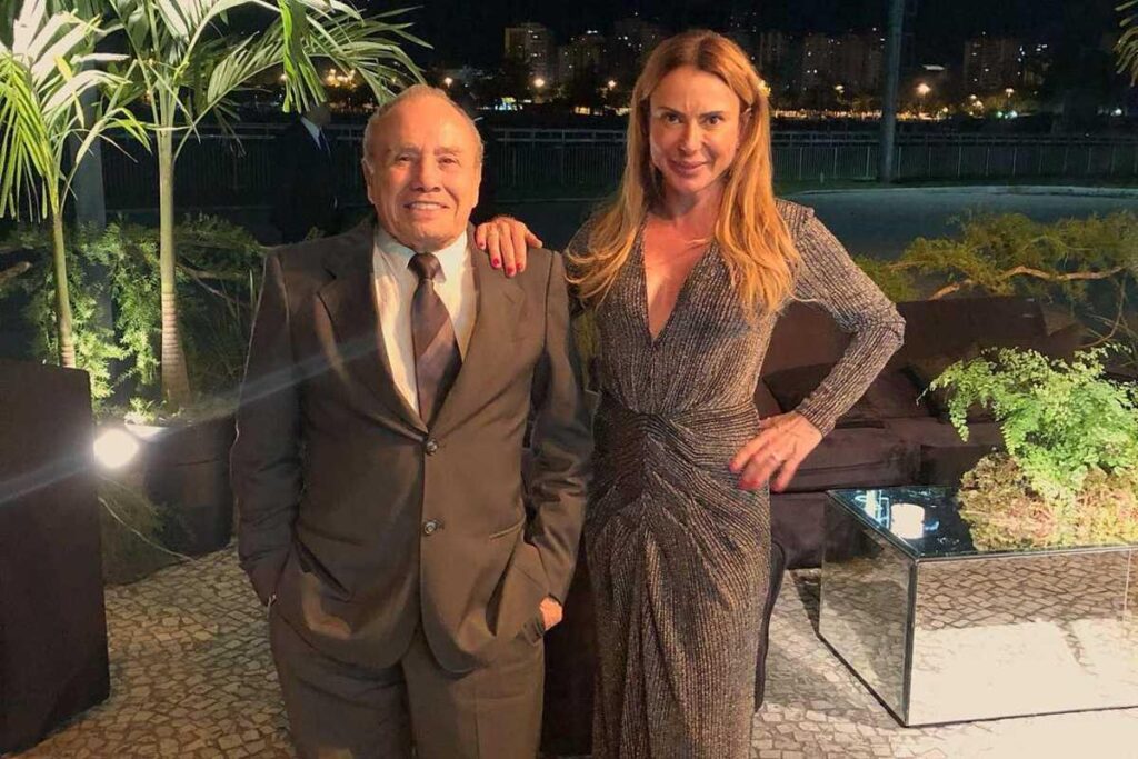 Stênio Garcia e a esposa Marilene Saade