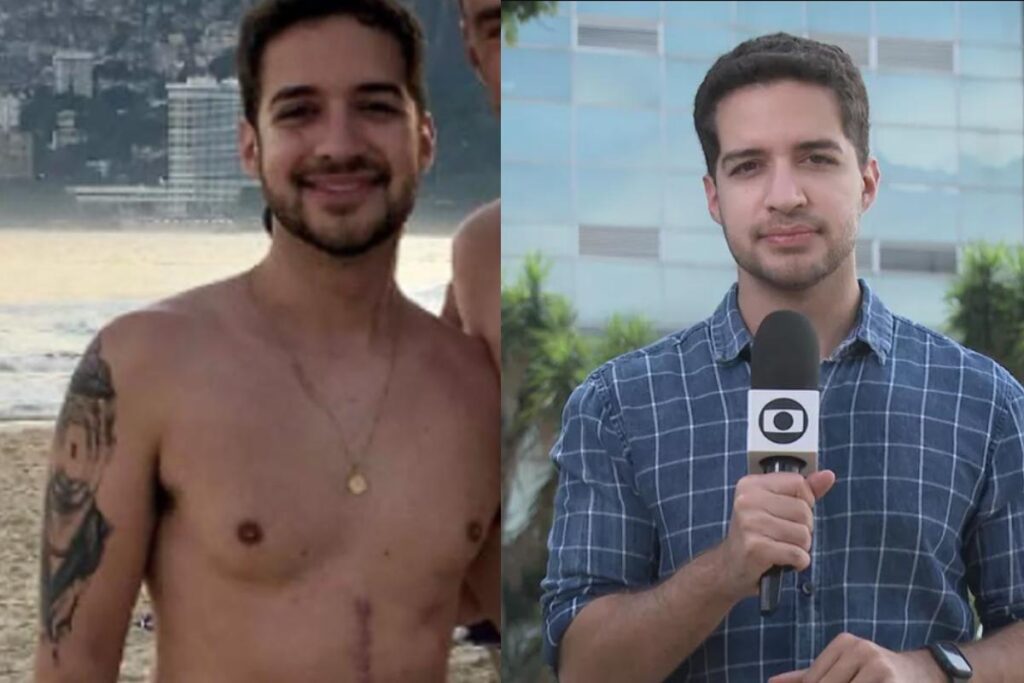 O jornalista da TV Globo que foi esfaqueado em Brasília teve alta de hospital