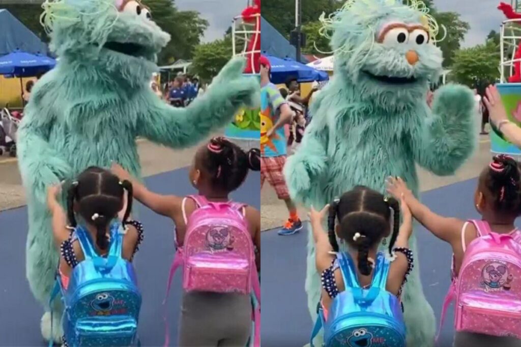 As crianças após perceberem que haviam sido rejeitadas pela personagem