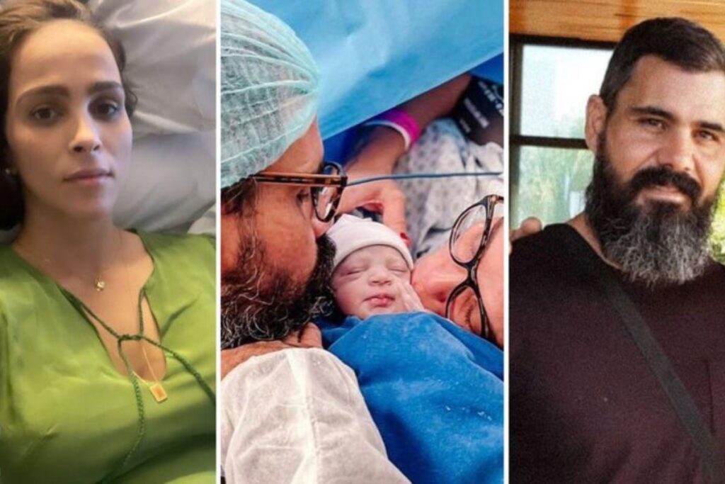 Leticia Cazarré e a filha mais nova