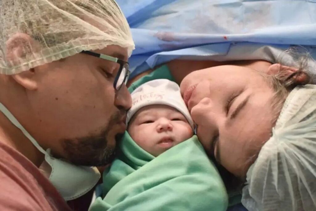 Momento em que Rose trouxe Beatriz ao mundo