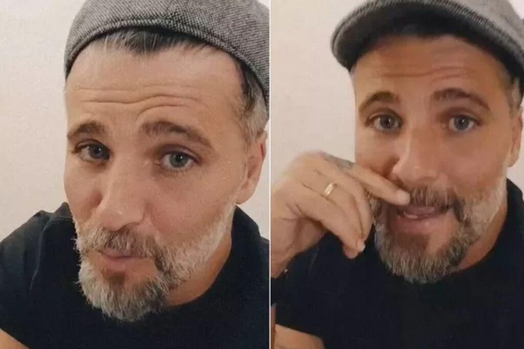 Bruno Gagliasso comemora batizado do afilhado