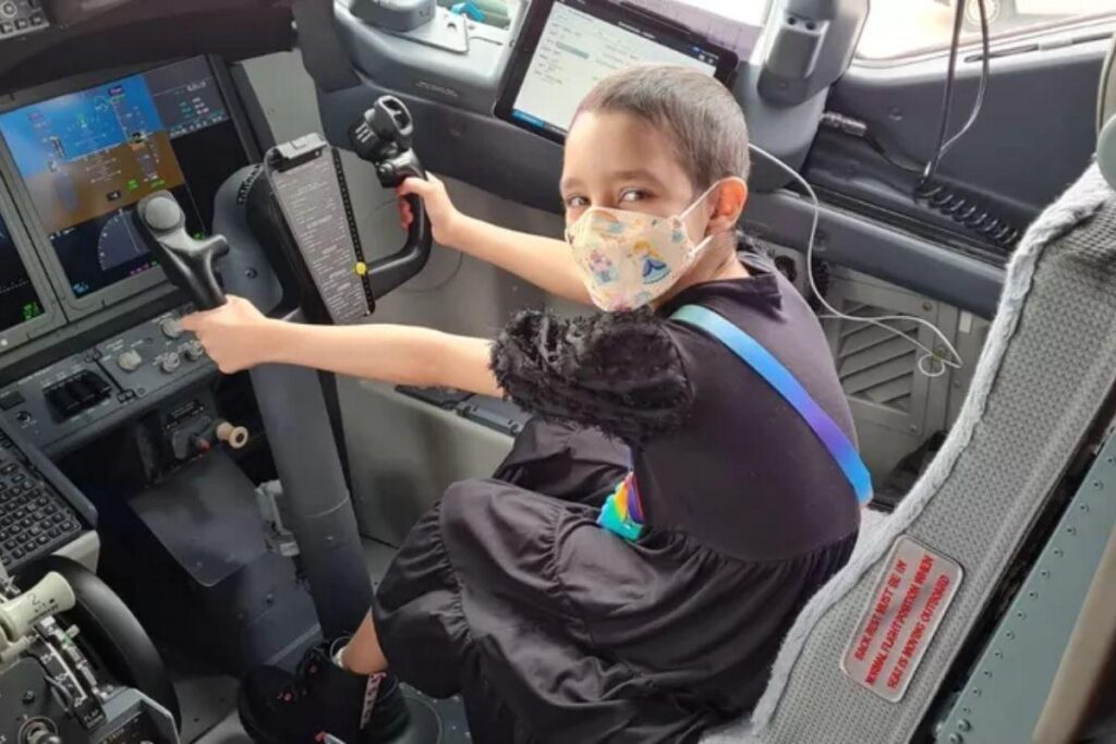 A meia-irmã foi responsável por fazer a doação para a garota.