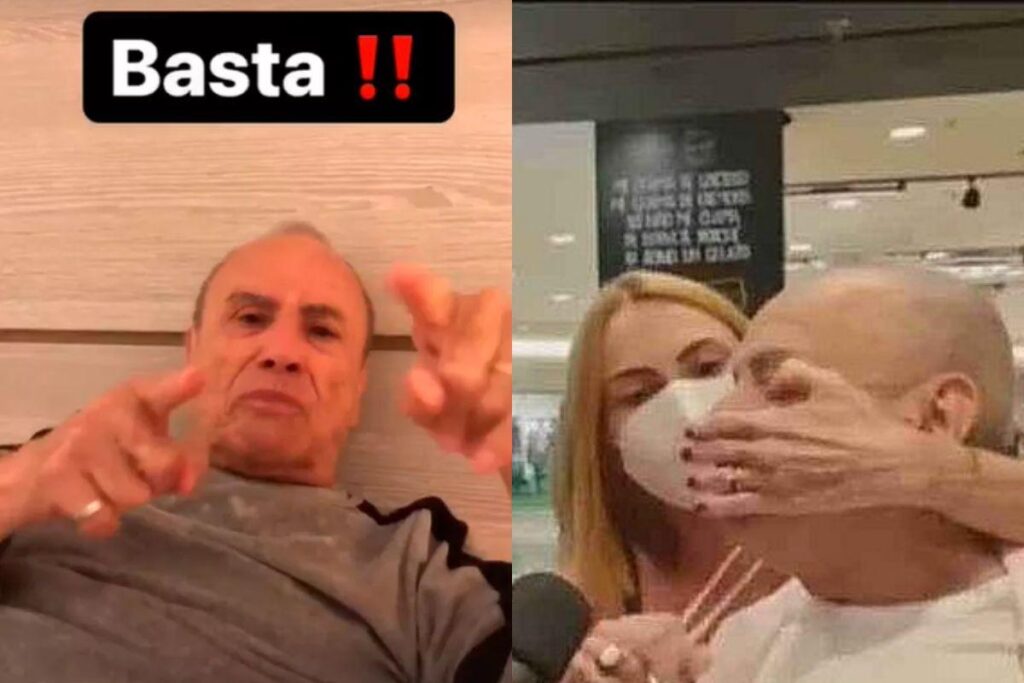 Stênio Garcia e a companheira Marilene Saade