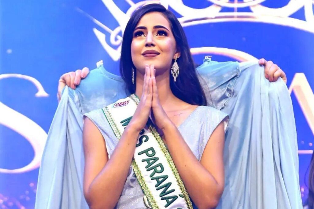 Brenda Bernardo da Silva perdeu o título de Miss e segunda colocada, Milena Goes Ramos foi eleita