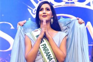 Brenda Bernardo da Silva perdeu o título de Miss e segunda colocada, Milena Goes Ramos foi eleita