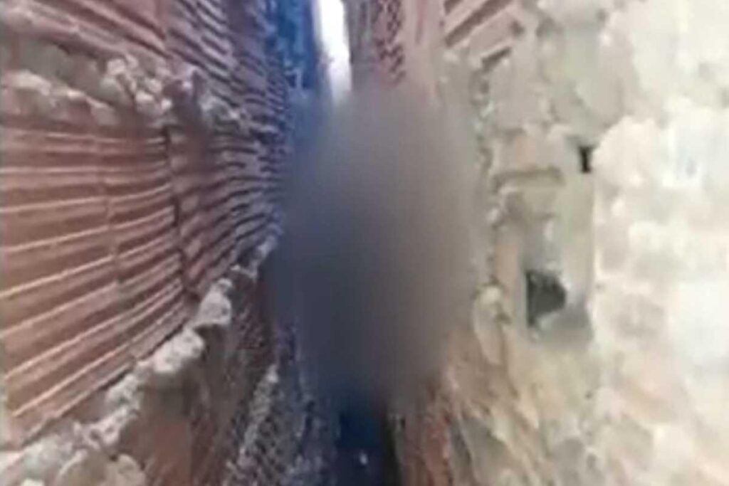 A bisavó da criança deu entrevista falando que não conseguiu acompanhar o resgate de tão nervosa