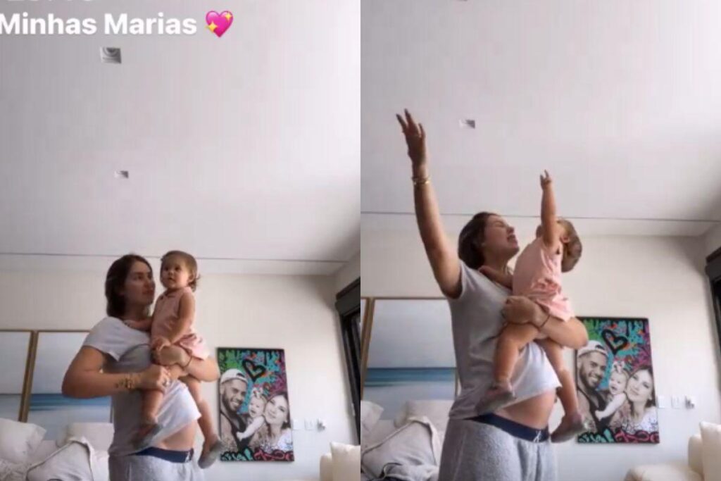 Em seu sétimo mês de gestação, Virginia Fonseca mostra momentos divertidos e cuidados com Maria Alice