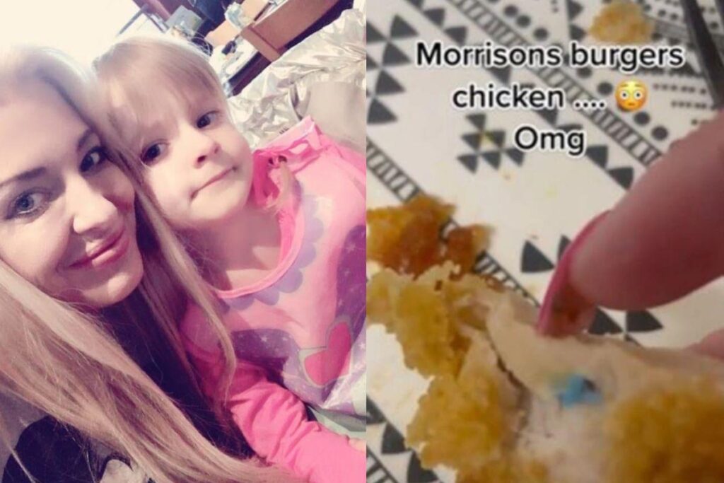 A mãe decidiu não dar o alimento aos filhos após ter encontrado o plástico no meio