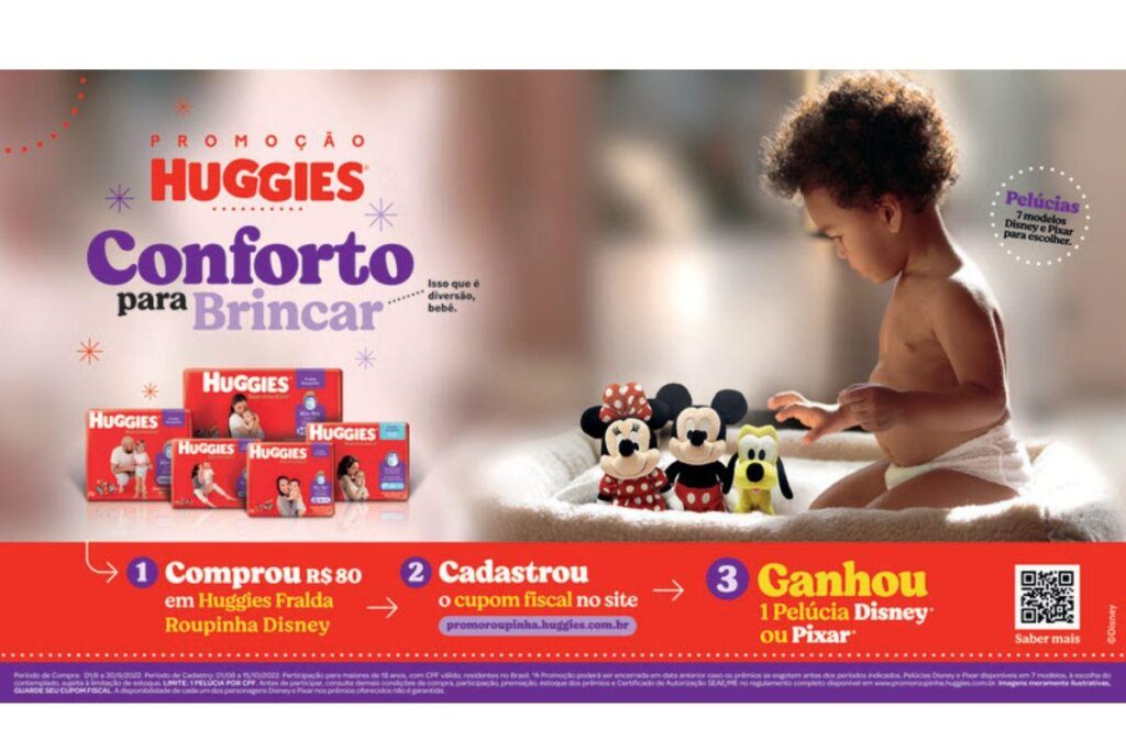 Fraldas confortáveis possibilitam o seu filho a brincar mais