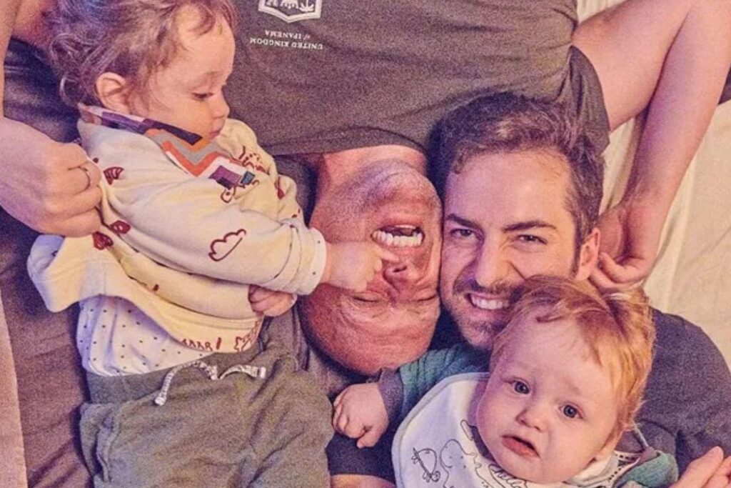 Foto publicada de Gael pela avó nas redes sociais