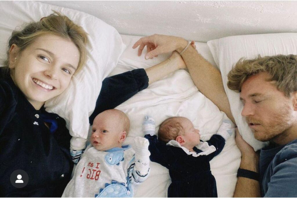 A atriz compartilhou os momentos em família nos stories do Instagram