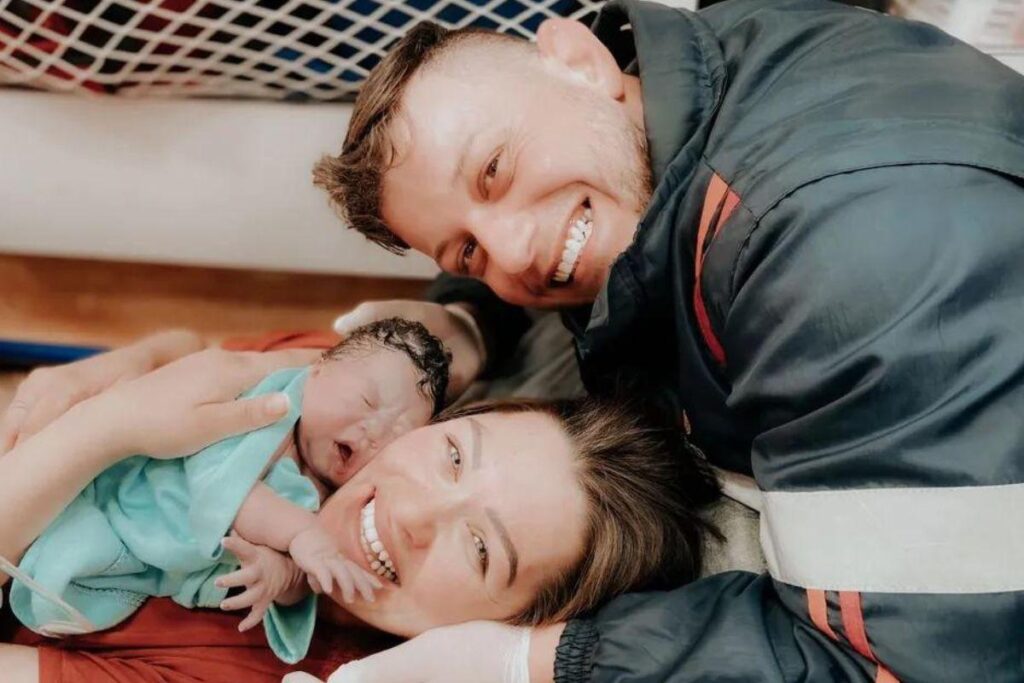 O socorrista José Roberto de Souza conseguiu acompanhar todo o parto