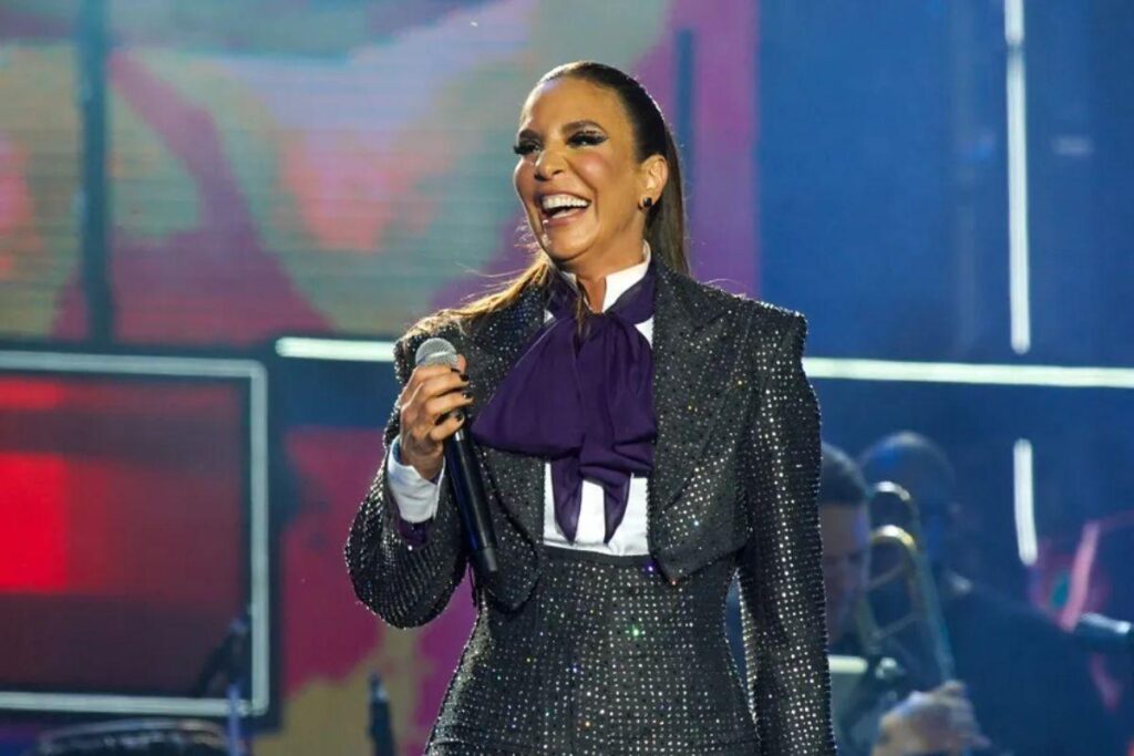 Filho de Ivete Sangalo sobe com a mãe no palco Mundo no Rock in Rio