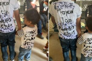 Crianças encontradas em fronteira como imigrantes ilegais sem responsáveis