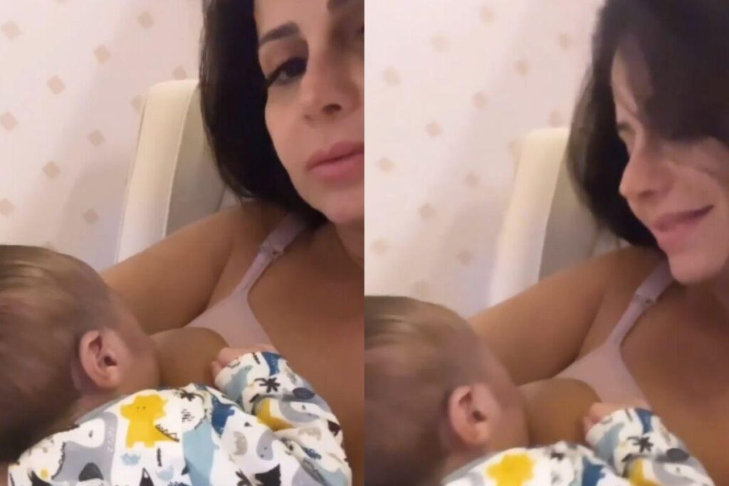 Viviane Araujo em registros feitos nas redes sociais