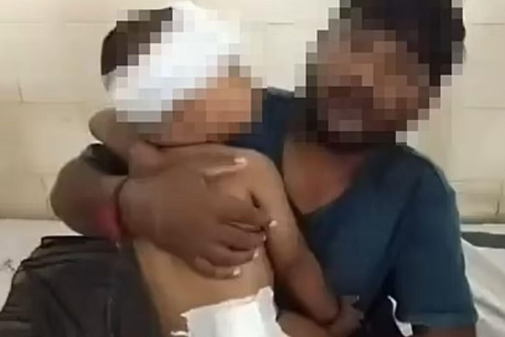 Mãe fica ferida após lutar contra tigre feroz