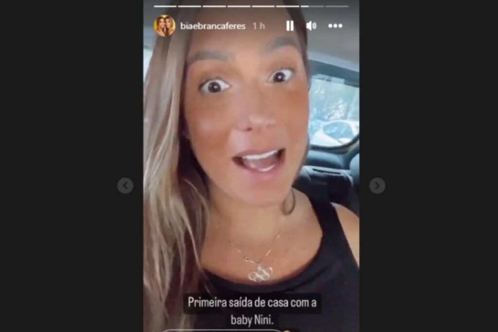 Branca disse que Nicole fez hoje o Exame do Pezinho