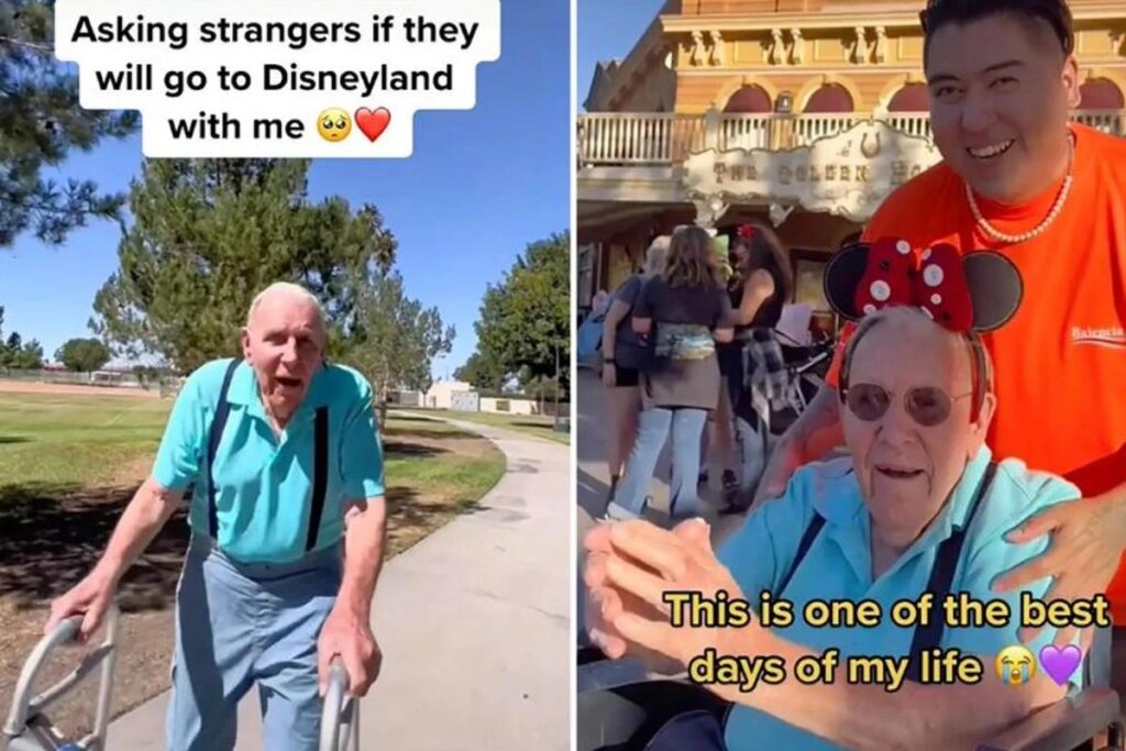 Tik Tok leva idoso para a Disney