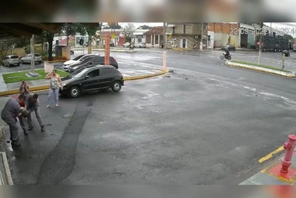 Criança é salva por corpos de Bombeiros