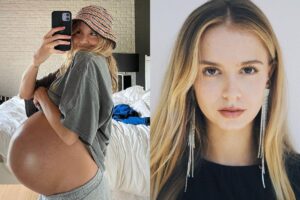 Isa Scherer compartilha fotos grávida