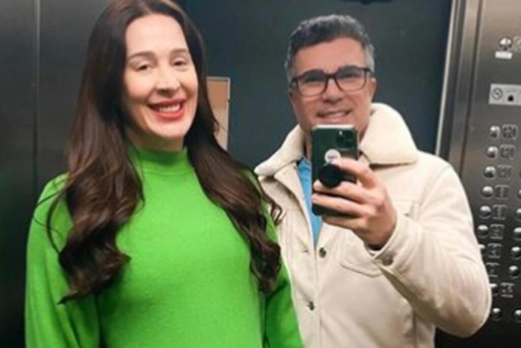 O casal publicou um registro juntos