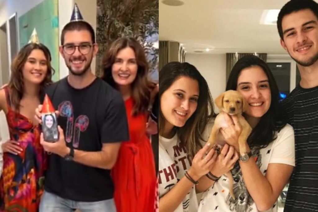 A apresentadora se declarou aos filhos em seu perfil nas redes sociais