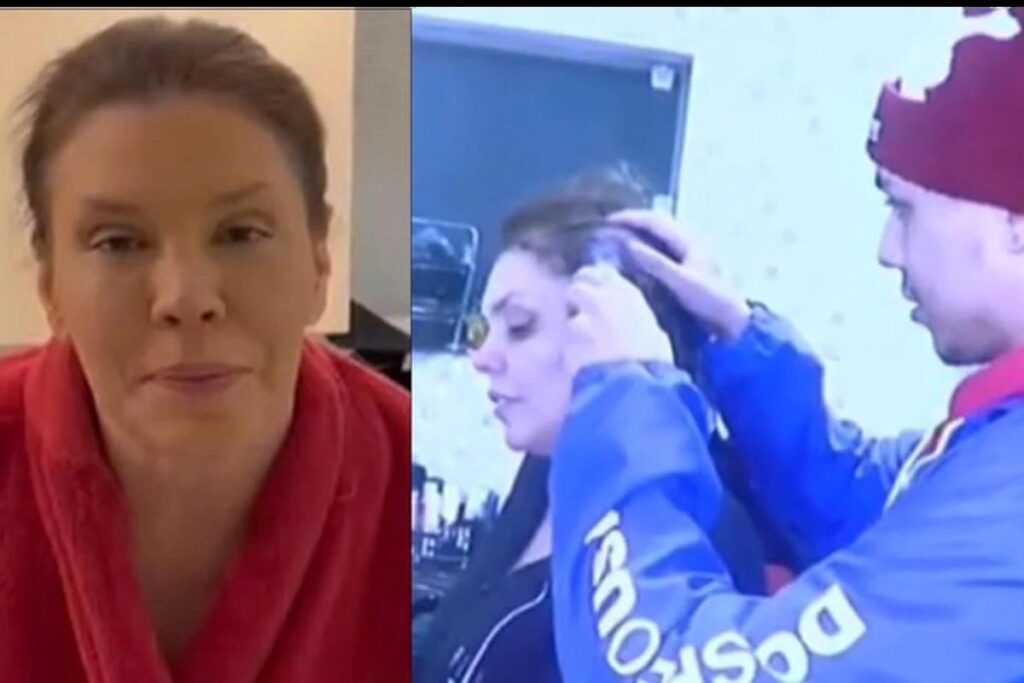 Em luta contra câncer, Simony mostra vídeo do filho raspando sua cabeça