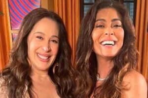 Claudia Raia engravidou aos 55 anos e está sendo muito bem paparicada pelos amigos