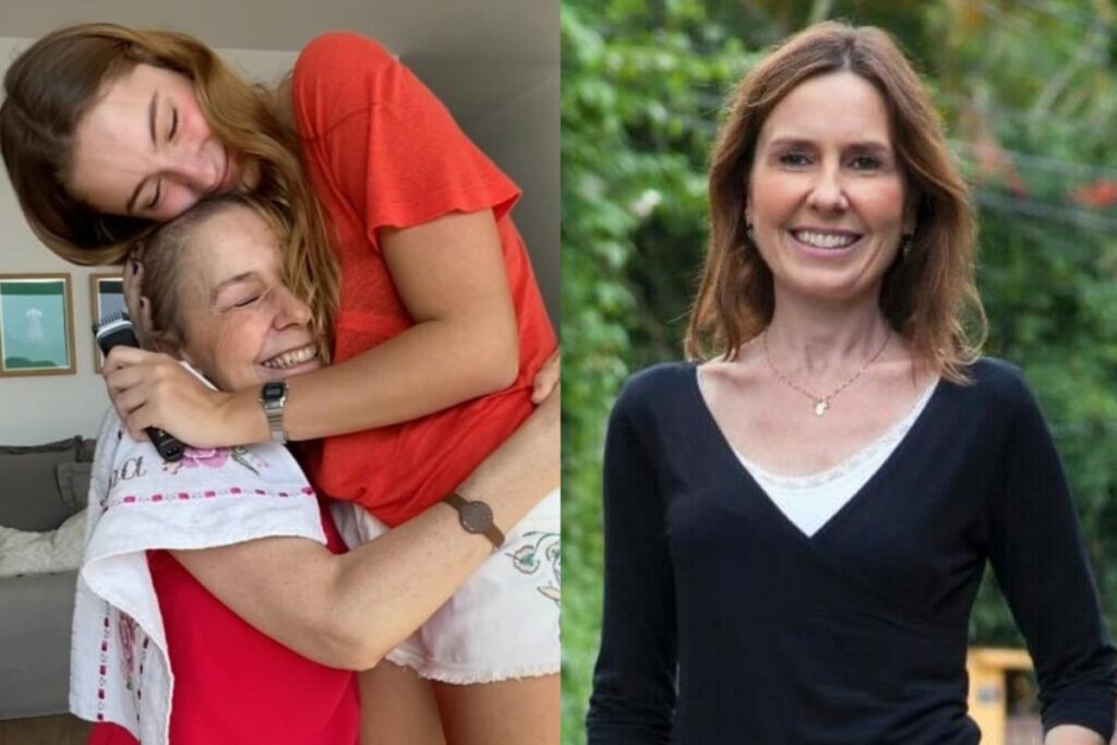 Susana Naspolini  fala sobre velório da mãe